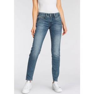 Herrlicher Slim-fit-Jeans "GINA RECYCLED DENIM", mit seitlichem Keileinsatz