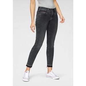 Herrlicher 7/8 jeans TOUCH CROPPED ORGANIC met cut-off zoomrand