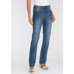 Arizona Rechte jeans Comfort Fit Highwaist met contrastnaden