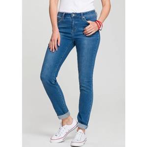 H.I.S Slim fit jeans High waist Ecologische, waterbesparende productie door ozon wash