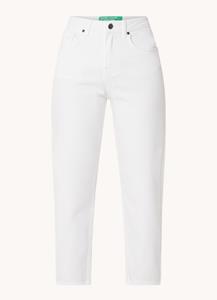 Benetton High waist tapered cropped jeans in lyocellblend