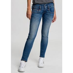 Herrlicher Slim-fit-Jeans PITCH SLIM ORGANIC, Vintage-Style mit Abriebeffekten