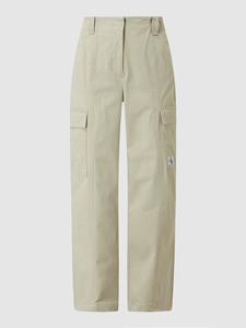 Calvin Klein Jeans Webhose BADGE HR STRAIGHT LEG PANTS, mit aufgesetzten Beintaschen
