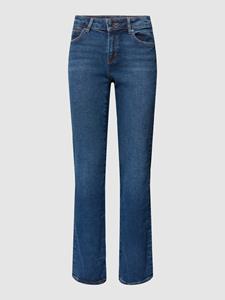 ESPRIT High-rise jeans met rechte pijpen