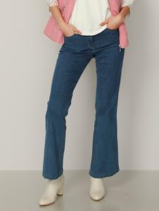 Jeans met licht uitlopende pijpen Paola Blue stone