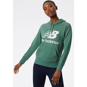 Damen Sweater Mit Kapuze New Balance Grün
