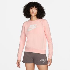 Nike Frauen Pullover Essentials Flc Gx Crew in weiß