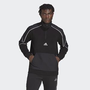 Adidas Essentials Reflect-in-the-Dark Polar Fleece Sweater