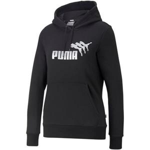 Damen Sweater Mit Kapuze Puma Metallics Spark Schwarz
