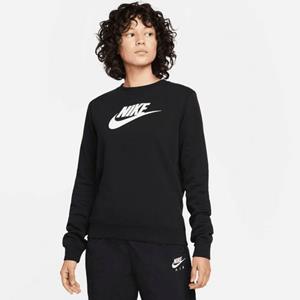Nike Sportswear Club Fleece Crew Women schwarz/weiss Größe M