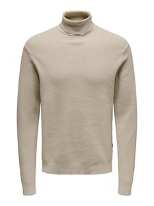 Only and Sons Onsphil Reg 12 Struc Roll Neck Knit: