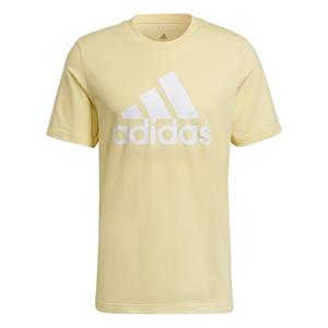 Adidas T-shirt Big Logo - Geel/Wit
