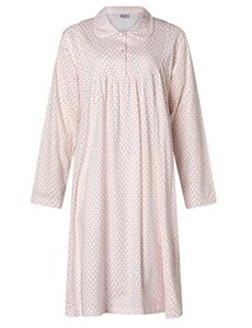 Lunatex tricot dames nachthemd Lange mouw -22-4133 - Roze