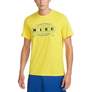 NIKE Pro Dri-FIT Graphic T-Shirt Herren 765 - yellow