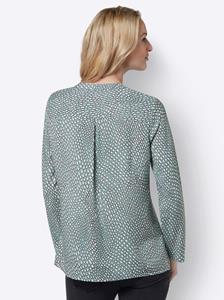 Comfortabele blouse in salie/ecru bedrukt van heine
