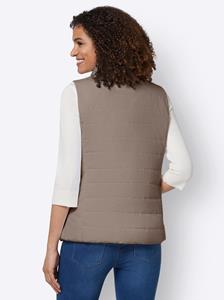 Gilet in taupe van heine