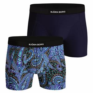 Björn Borg Boxershort premium cotton 2-pack blauw