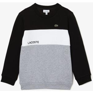 Lacoste Jungen Lacoste Sweatshirt mit Logo - Schwarz / Weiß / Heidekraut Grau 