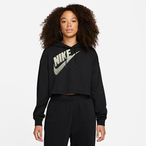 Nike Womens Fleece Pullover Crop Dance Hoodie