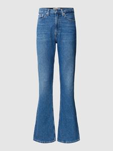 Calvin Klein Jeans Bootcut-Jeans AUTHENTIC BOOTCUT, mit Calvin Klein Leder-Brandlabel hinten am Bund