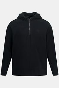 JP1880 fleece hoodie, grote maten, , heren, zwart, 