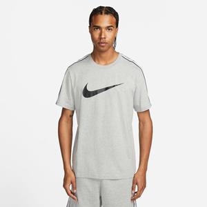 Nike Sportswear Repeat SS Tee grau/schwarz Größe XL