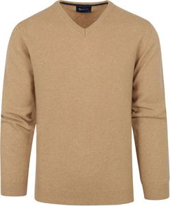 Suitable Pullover Wolle V-Neck Beige