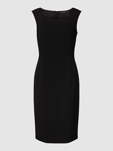 Comma Knielange jurk met vierkante hals, model 'neuer GJ'