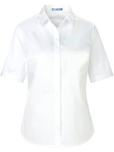 DAY.LIKE, Kurzarmbluse Cotton in weiß, Blusen für Damen