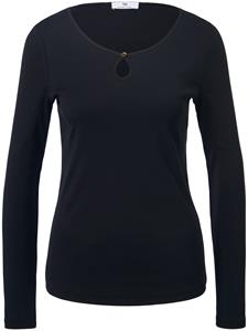 Peter Hahn, Langarmshirt Cotton in schwarz, Shirts für Damen