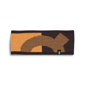On Explorer Merino Headband Stirnband mango/thorn,orange-schwarz 