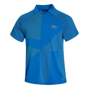 Lacoste Herren Tennis-Poloshirt  Sport - Schwarz / Blau 