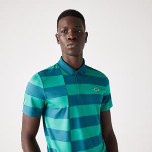 Lacoste Herren Golf-Pullover aus gestreiftem Jersey  Sport - Grün 