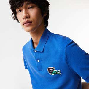 Lacoste Herren  Poloshirt aus Bio-Baumwoll-Piqué - Blau 