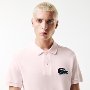 Lacoste Herren  Poloshirt aus Bio-Baumwoll-Piqué - Hellrosa 