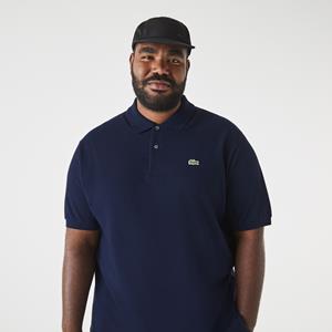 Lacoste Herren-Poloshirt aus Baumwoll-Petit-Piqué  – Übergröße - Navy Blau 