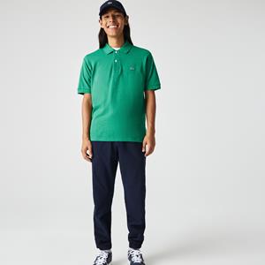 Lacoste Herren Poloshirt aus Baumwoll-Piqué mit Aufdruck - Grün 