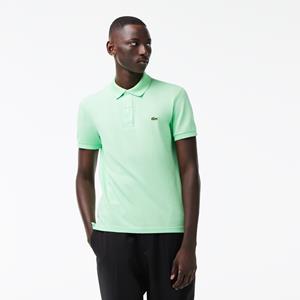 Lacoste Men's Slim fit  Polo Shirt in petit piqué - Hellgrün 