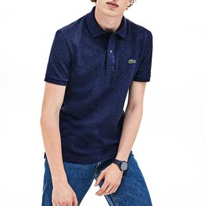 Lacoste Men's Slim fit  Polo Shirt in petit piqué - Heidekraut Blau 