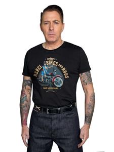 Rockabilly Clothing Betty's Rebel Bikes T-Shirt