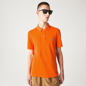 Lacoste Men's Slim fit  Polo Shirt in petit piqué - Orange 