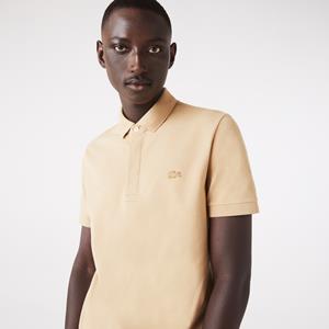 Lacoste Regular Fit Herren- PARIS POLO aus Stretch-Piqué - Beige 