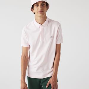 Lacoste Regular Fit Herren- PARIS POLO aus Stretch-Piqué - Hellrosa 