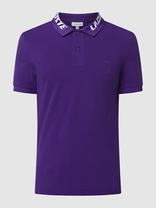 Lacoste Herren  Poloshirt aus Stretch Piqué - Lila 