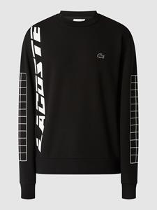 Lacoste Herren  Sweatshirt aus doppellagigem Piqué - Schwarz 