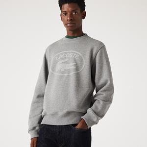 Lacoste Herren  Sweatshirt aus Bio-Baumwolle - Heidekraut Grau 