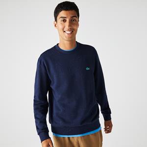Lacoste Herren  Fleece-Sweatshirt mit Aufdruck - Navy Blau 