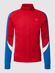 Lacoste Herren  Sport Tennis-Sweatshirt mit Reißverschluss - Rot / Blau / Weiß 