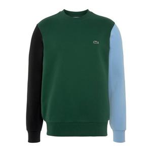 Lacoste Herren  Sweatshirt aus aufgerautem Fleece - Grün / Schwarz / Blau 