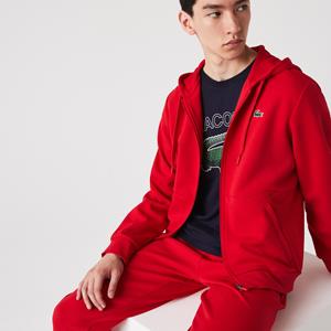 Lacoste Herren  Sport Sweatshirt mit Kapuze - Rot 
